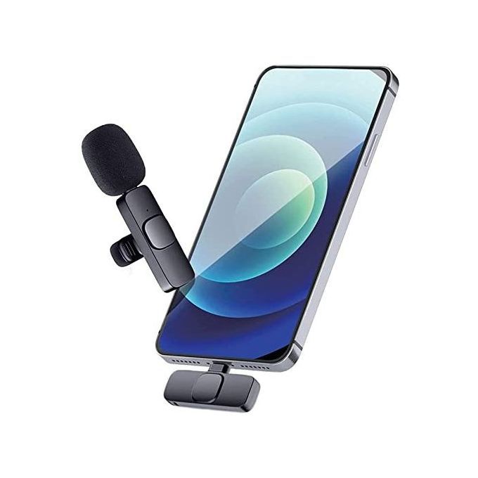 K8 Professional Lapel Microphone Wireless Universal Recording Microphone Type-C