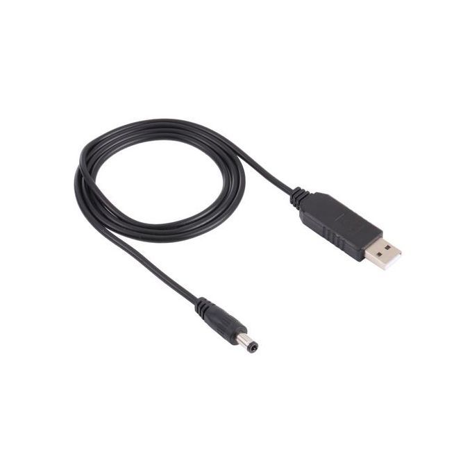 USB Boost CABLE OUTER DIAMTER 5.5Mm Module Cable Plug USB To DC 5V To 12V -1M