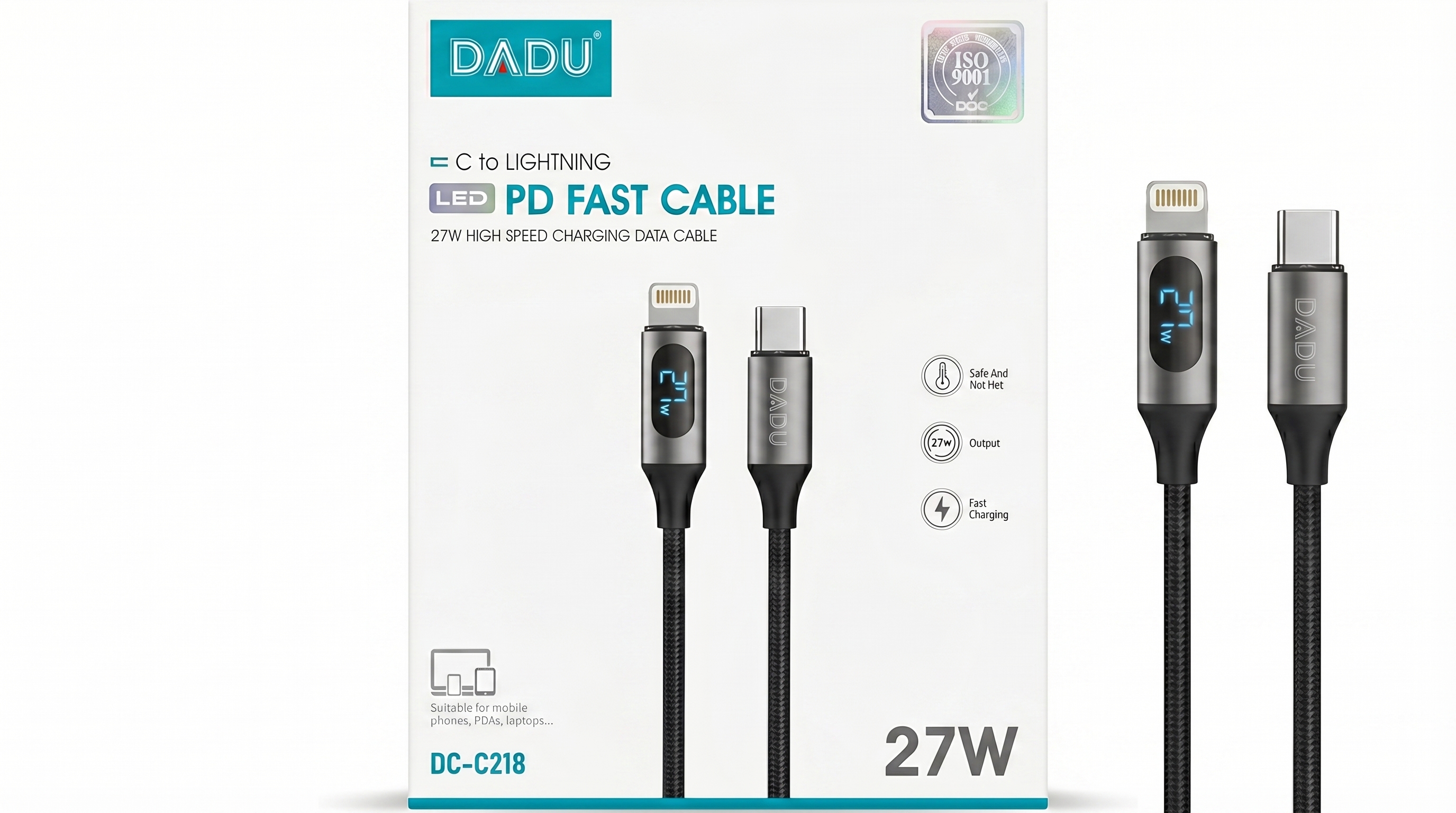 كابل Dadu DC-C218 Series - شحن سريع 27W